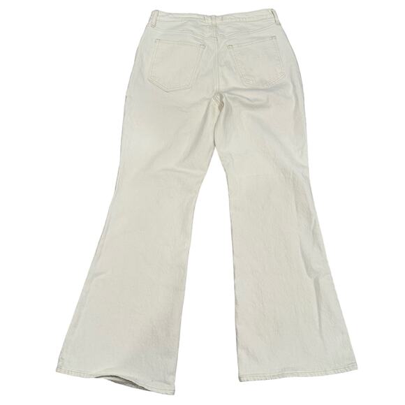 Abercrombie & Fitch The Vintage Flare High Rise VTG White Curve Love 32 14R - Picture 2 of 7